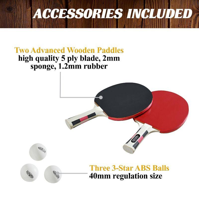 Barrington Fremont Official Size 9' Table Tennis Table with Durable Metal Net