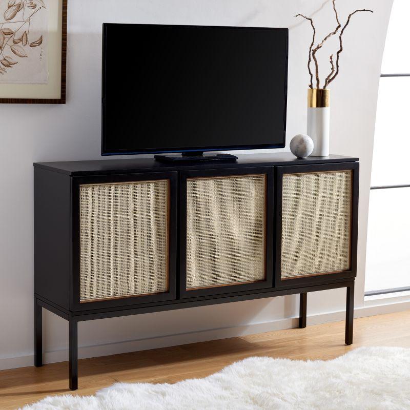 Zadie 2 Shelf Rattan Sideboard - Safavieh