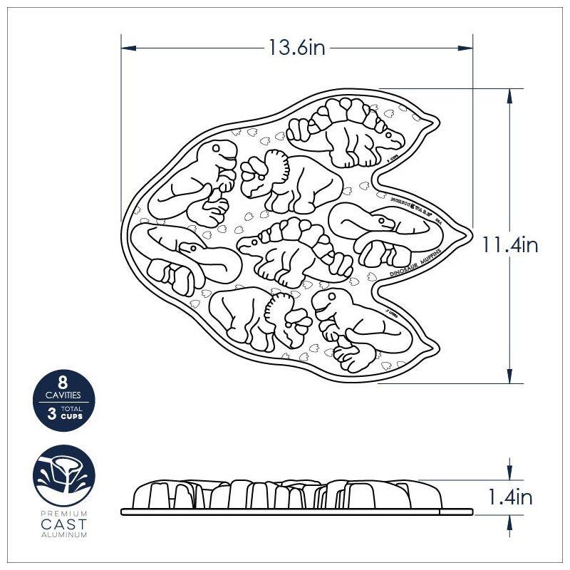 Nordic Ware Dinosaur Cakelet Pan