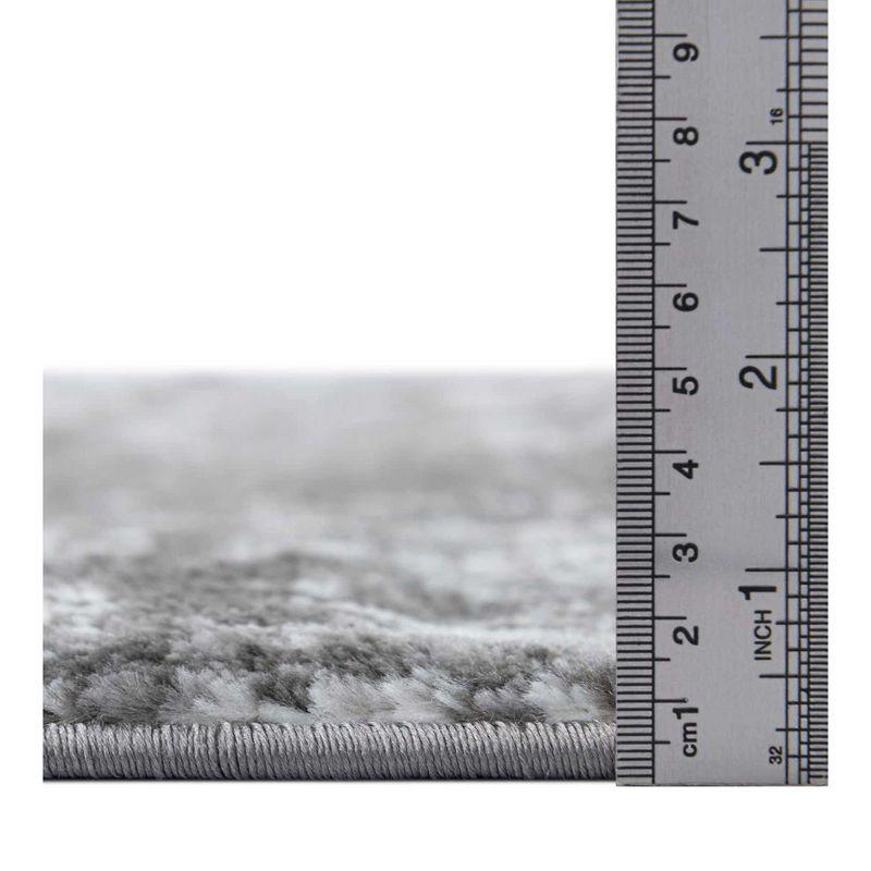 Unique Loom 7' 10 x 10' 0 Rectangle Sofia Dark Gray Area Rug