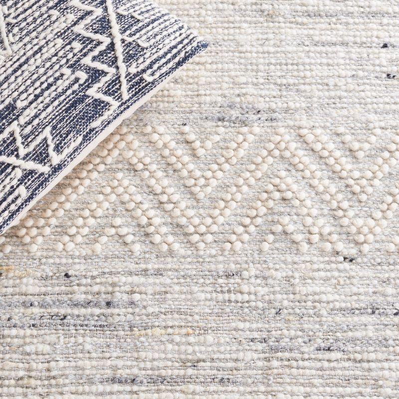 Natura NAT296 Hand Woven Indoor Area Rug - Ivory/Grey - 5'x8' - Safavieh