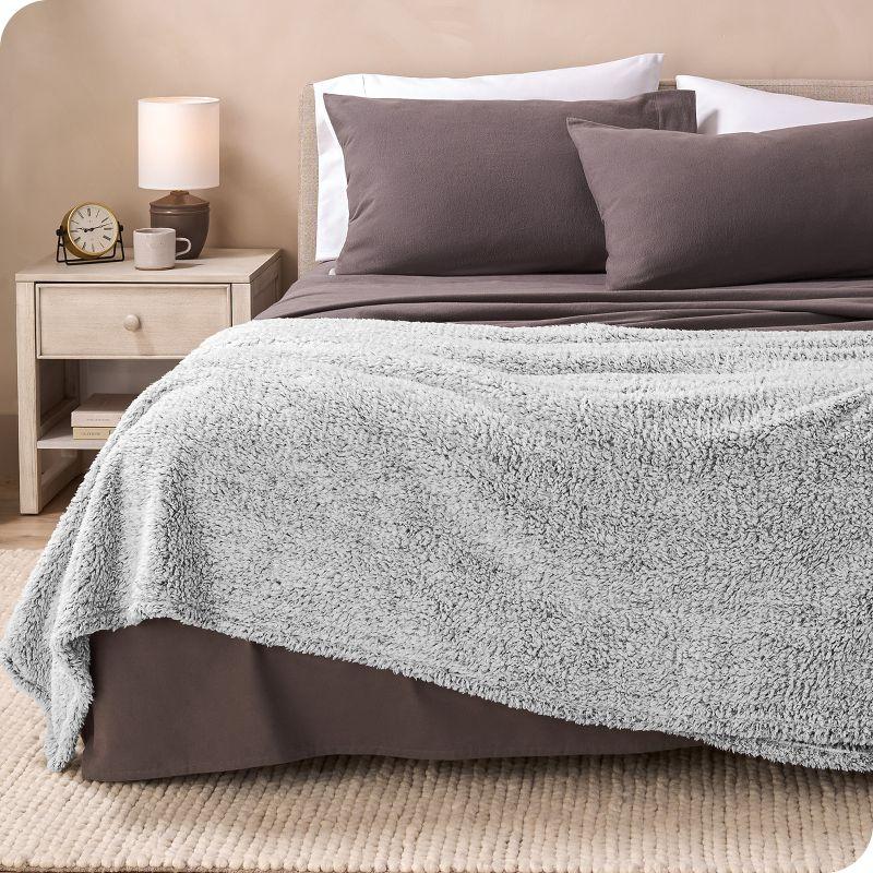 Bare Home Cozy Faux Shearling Blanket