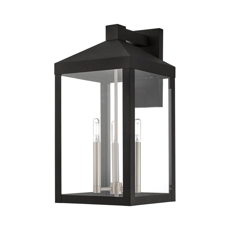 Livex Lighting Nyack 3 - Light Wall Light in  Black