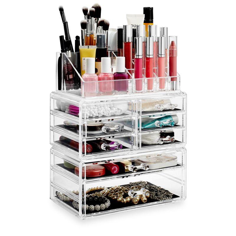 Acrylic 16 Compartment Makeup Organizer