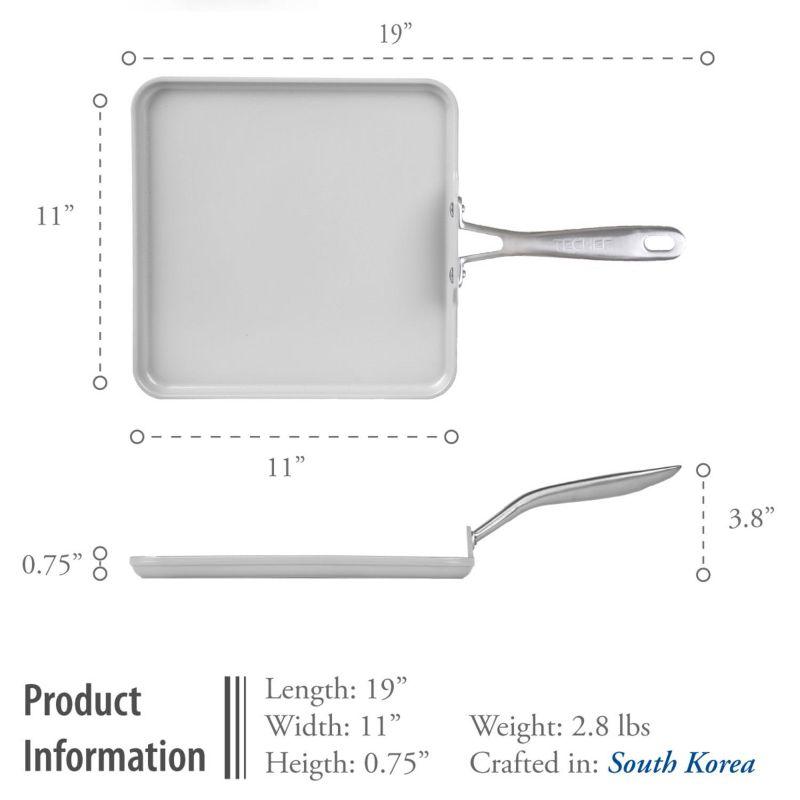 TECHEF CeraTerra - 11" Ceramic Nonstick Griddle Pan