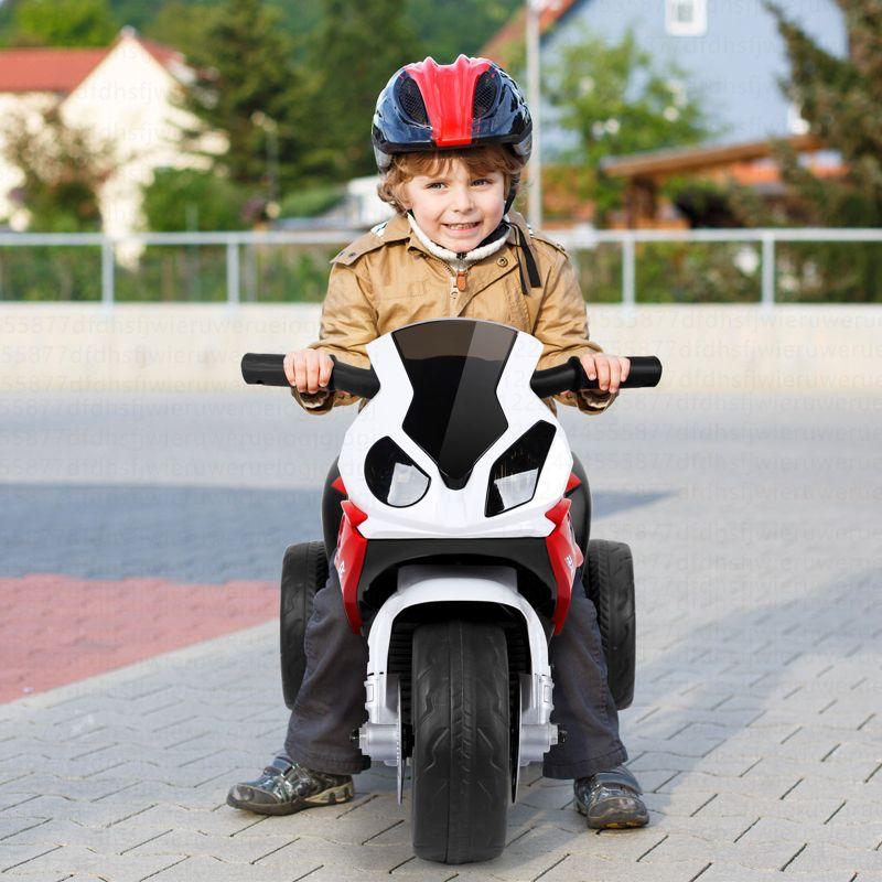 Costway Kids Ride On Motorcycle  6V Battery Powered Electric Toy 3 Wheels