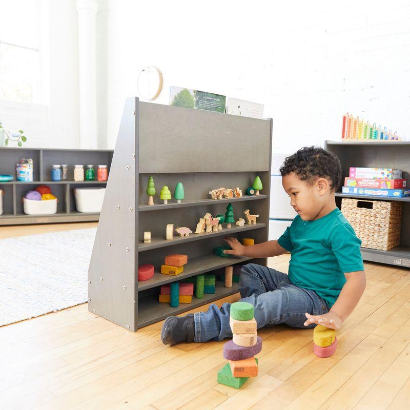 ECR4Kids Streamline Single-Sided Book Display with Storage