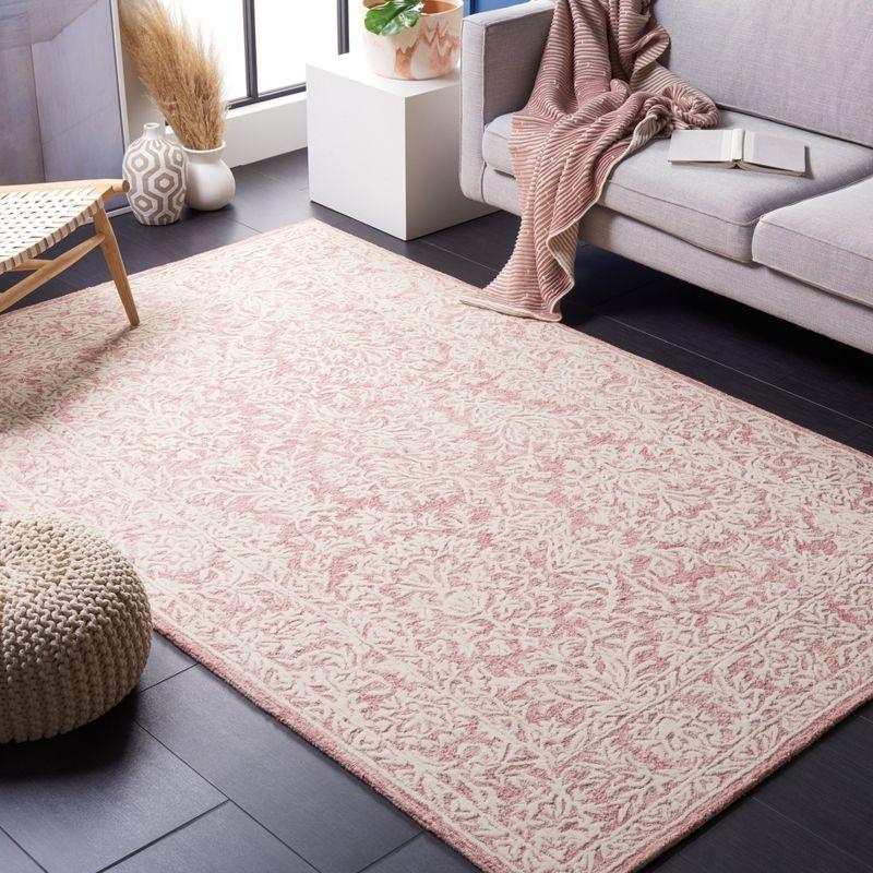 Metro MET864 Hand Tufted Indoor Accent Rug - Pink/Ivory - 3'x5' - Safavieh