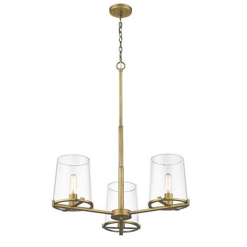 Z-Lite Callista 3 - Light Chandelier in  Rubbed Brass