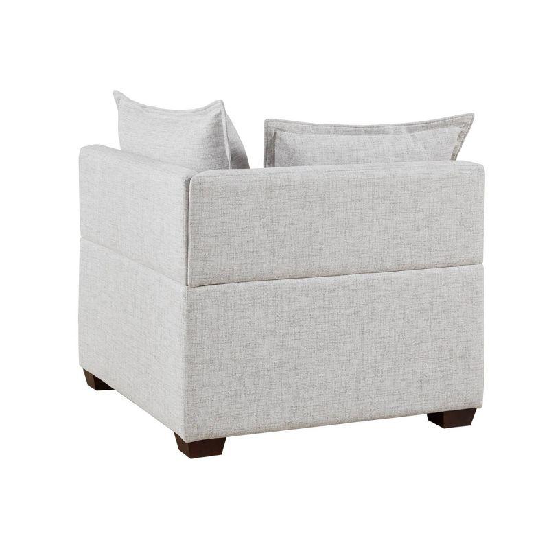 Molly Modular Corner Chair Ivory - Ink+Ivy