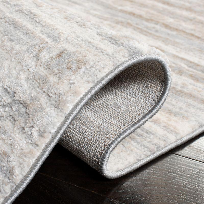Lagoon LGN518 Power Loomed Area Rug - Grey/Beige - 5'5"x7'7" - Safavieh