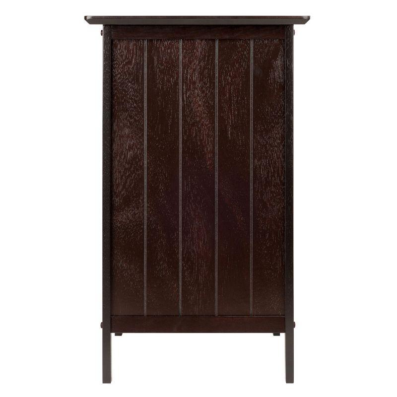 Blair Accent Table Coffee Finish - Winsome: End Table, Bedside, Home Office Storage
