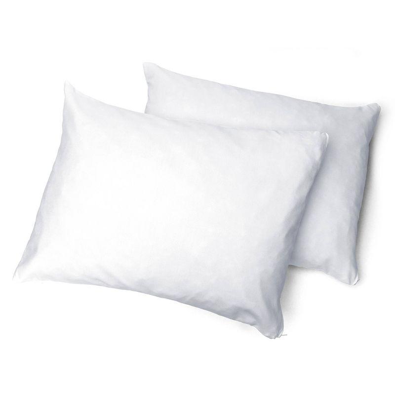 Standard White Gel Memory Foam Pillow Set of 2