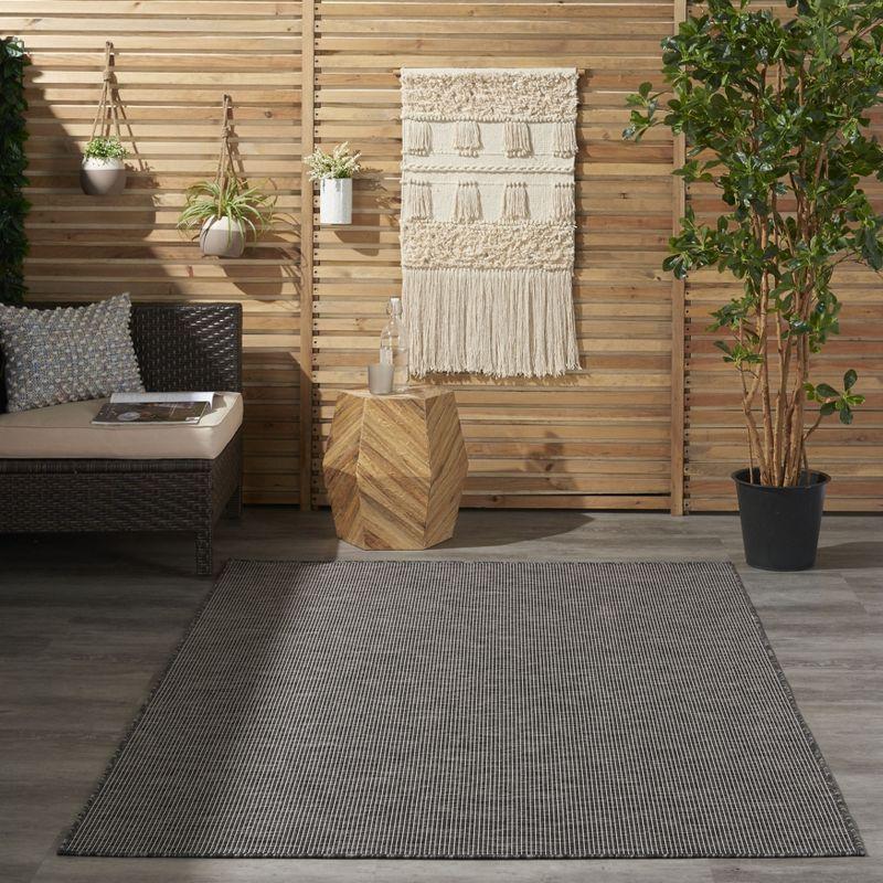 Nourison Positano Solid Indoor Outdoor Rug