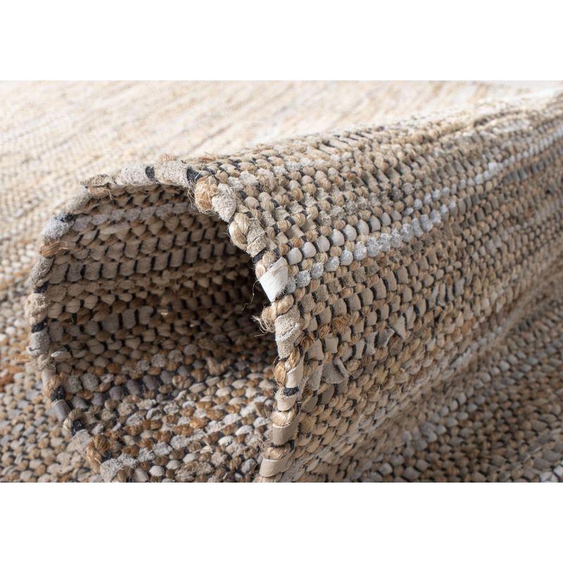 Vintage Leather VTL203 Hand Woven Indoor Area Rug - Beige - 6'x9' - Safavieh