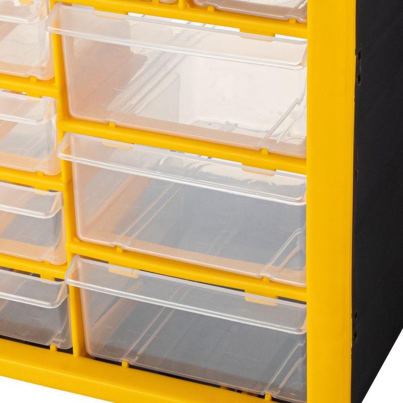 Stalwart 30-Drawer Small Part Organizer, Yellow