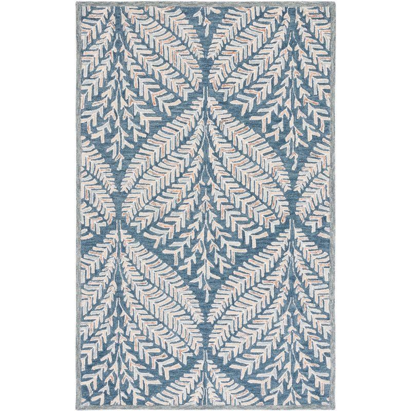 Chaithra Hand Tufted Wool Floral Rug