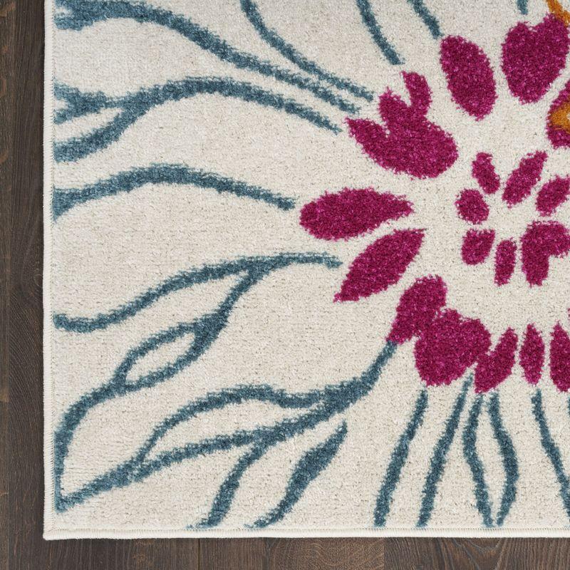 Nourison Passion Bohemian Transitional Floral Indoor Area Rug Ivory/Multi 8' x 10'
