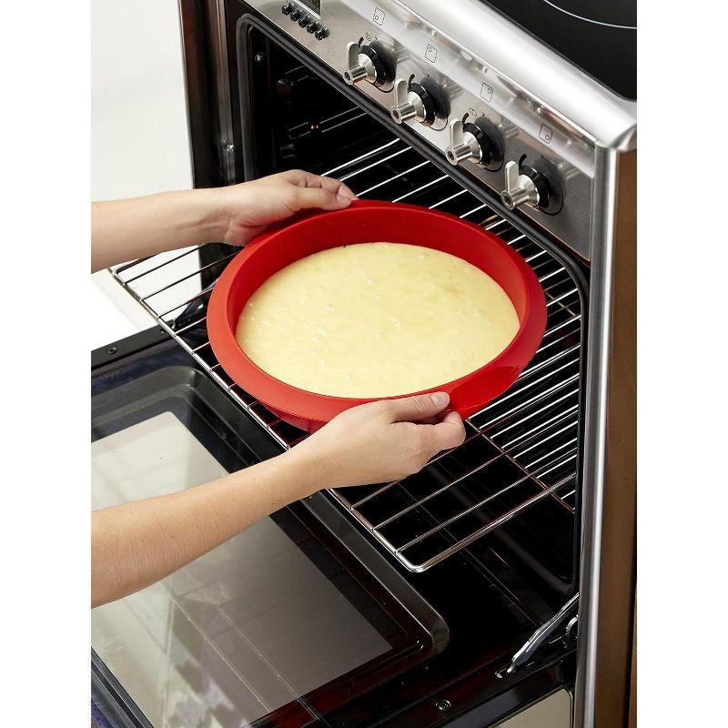 Lekue Silicone 9.5 Inch Round Cake Pan
