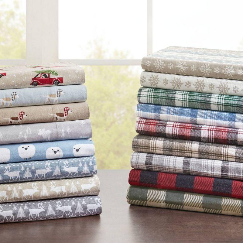 Woolrich 100% Cotton Flannel Sheet Set