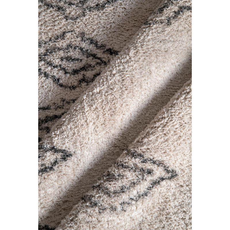 Nuloom Hand Loomed Rosa Tassel Indoor Area Rug, 5' x 8', Ivory