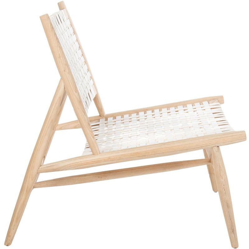 Soleil Accent Chair - ACH1001 - White/Natural - Safavieh
