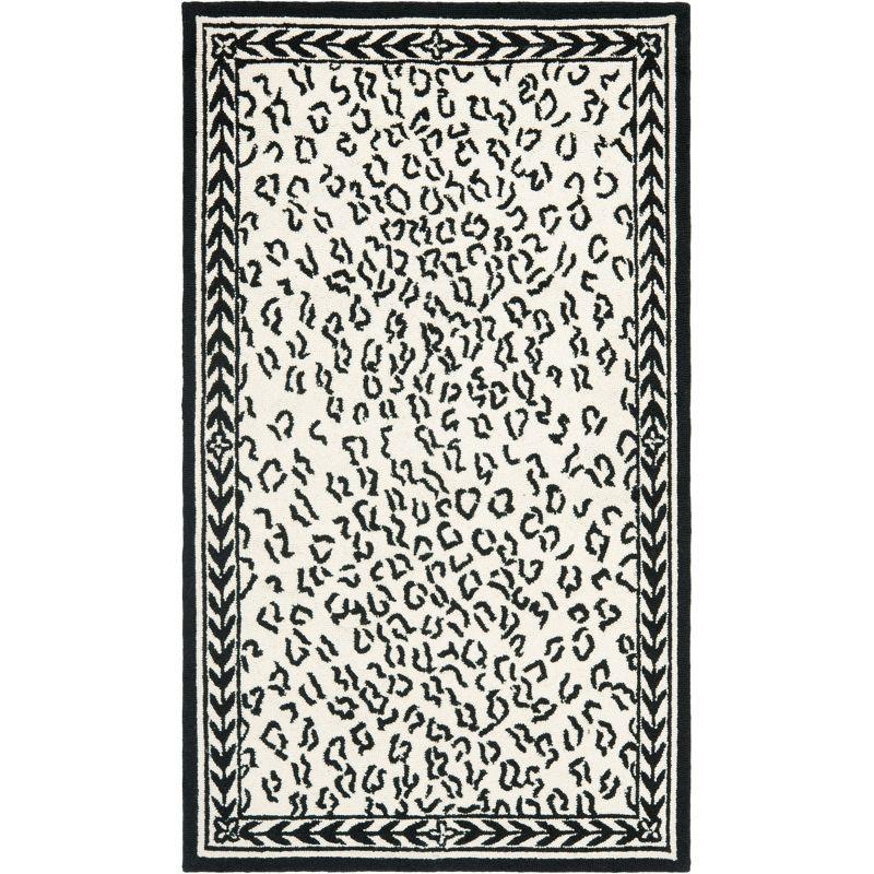Martha Stewart Rugs Chelsea Hand Hooked Wool Animal Print Rug