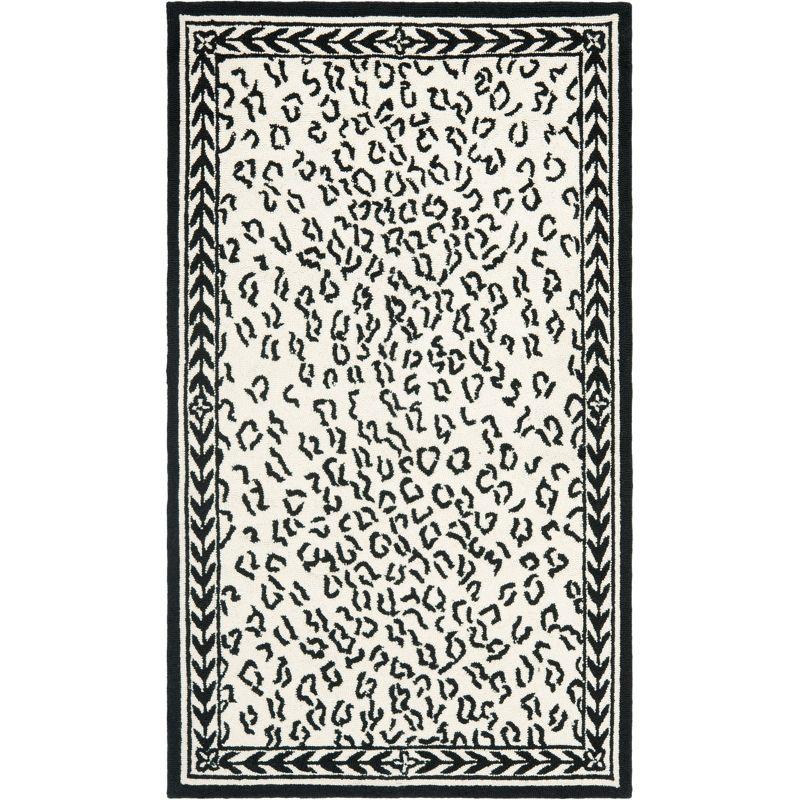 Chelsea Hand Hooked Wool Animal Print Rug