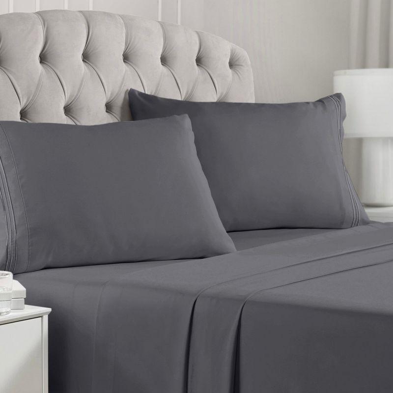 4 Piece Microfiber Sheet Set - Mellanni