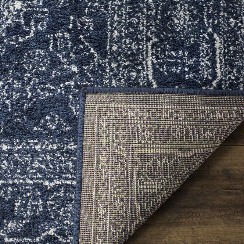 Adirondack ADR108 Power Loomed Runner Rug - Navy/Ivory - 2'6"x8' - Safavieh.