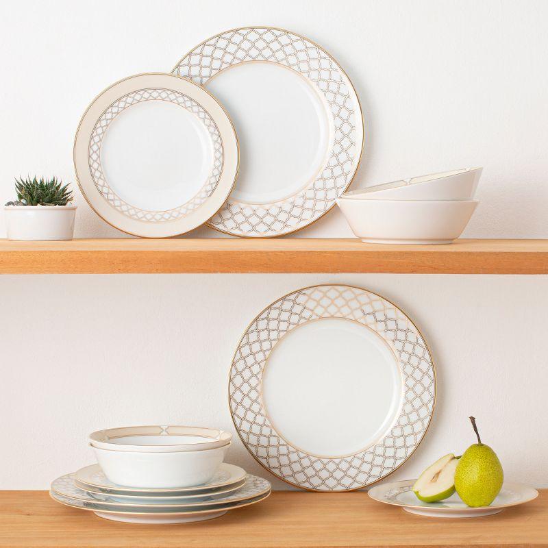 Noritake Noritake Eternal Palace 12-Piece Dinnerware Set, Service for 4