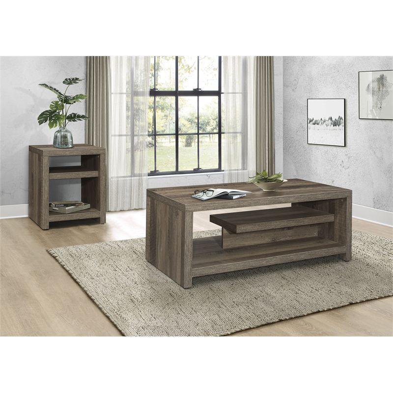 Danio End Table in Rustic Natural - Lexicon