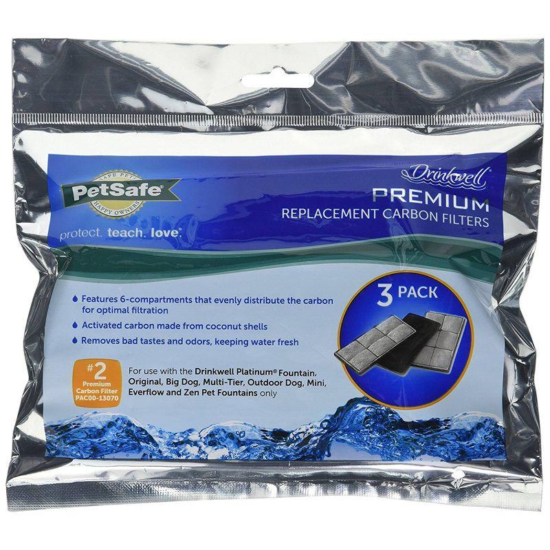 PetSafe Drinkwell Premium Replacement Carbon Filters - 3pk