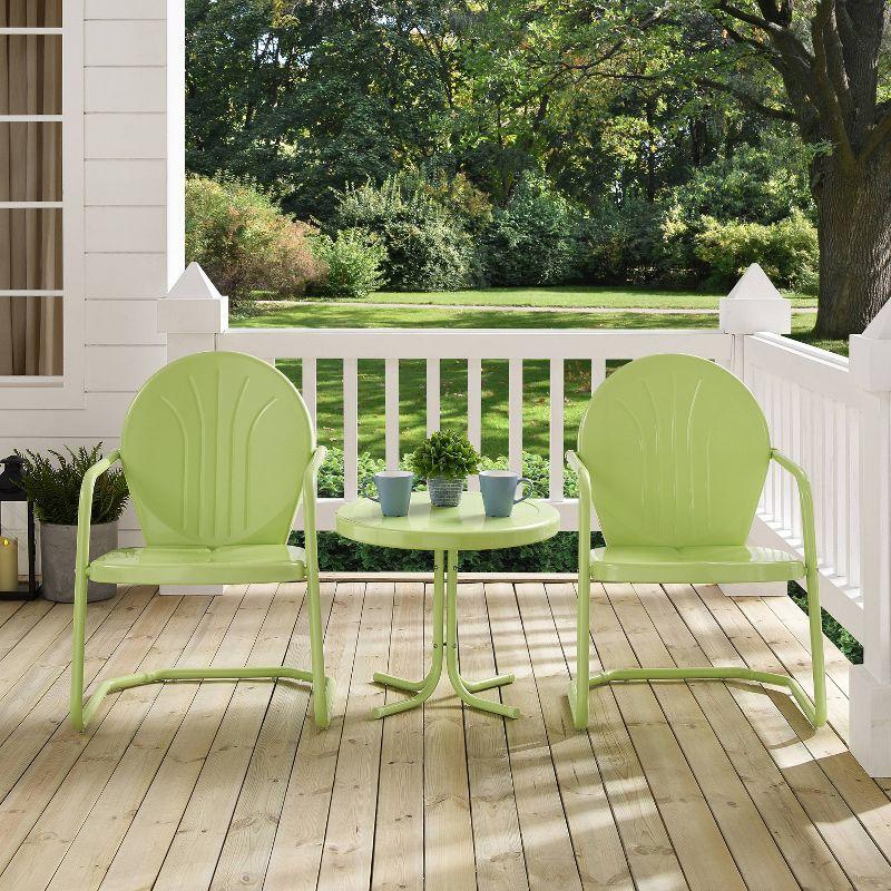 Griffith 3pc Outdoor Conversation Set - Key Lime - Crosley