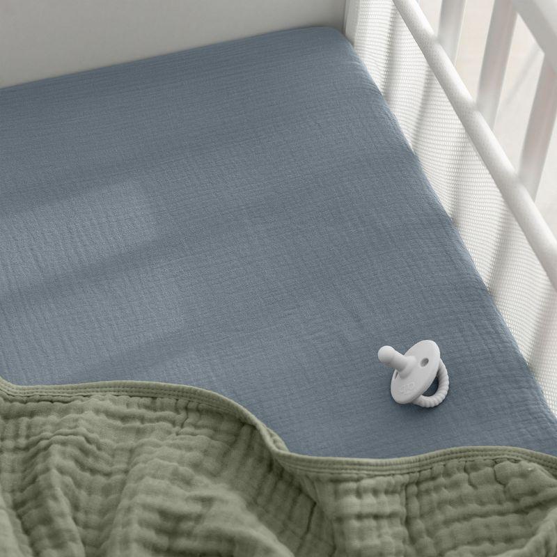 Comfy Cubs Fiited Sheets Cotton Blend Fitted Bassinet Sheet