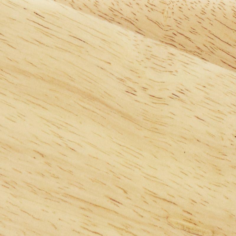 Sunnydaze Indoor 4-Foot Solid Rubberwood Rectangular Dining Table - Natural