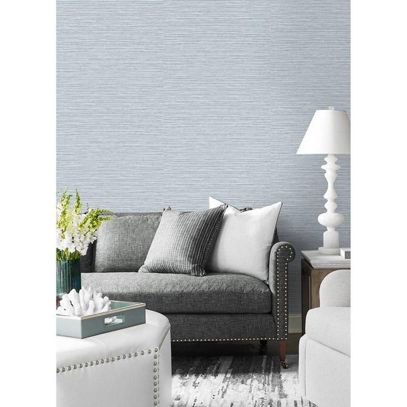 NextWall Lillian August Faux Luxe Sisal Peel and Stick Wallpaper