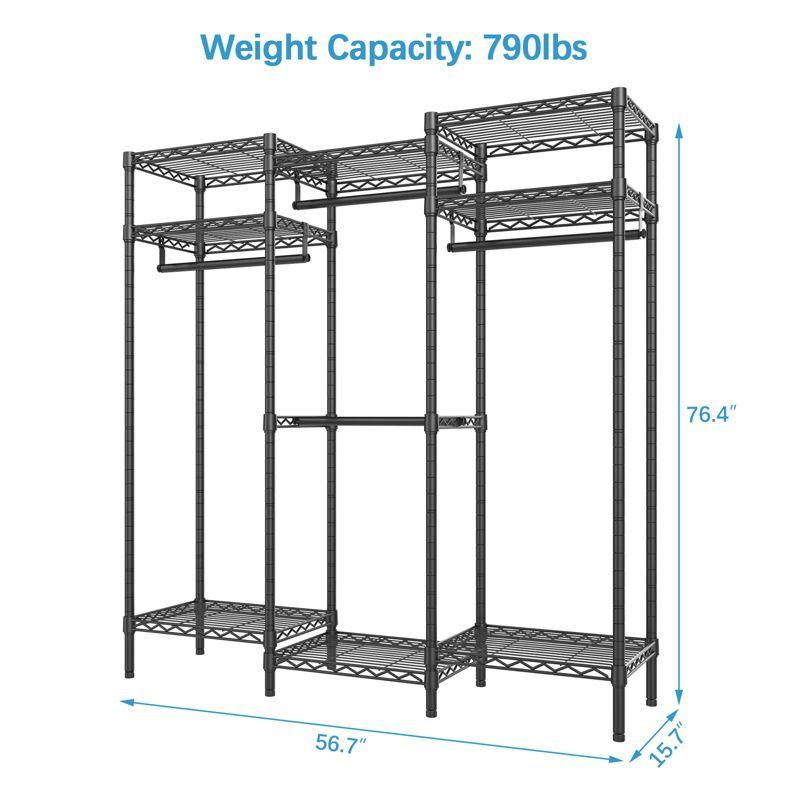 VIPEK V5i Medium Garment Rack Bedroom Armoires Freestanding Closet Organizer Portable Wardrobe Closet