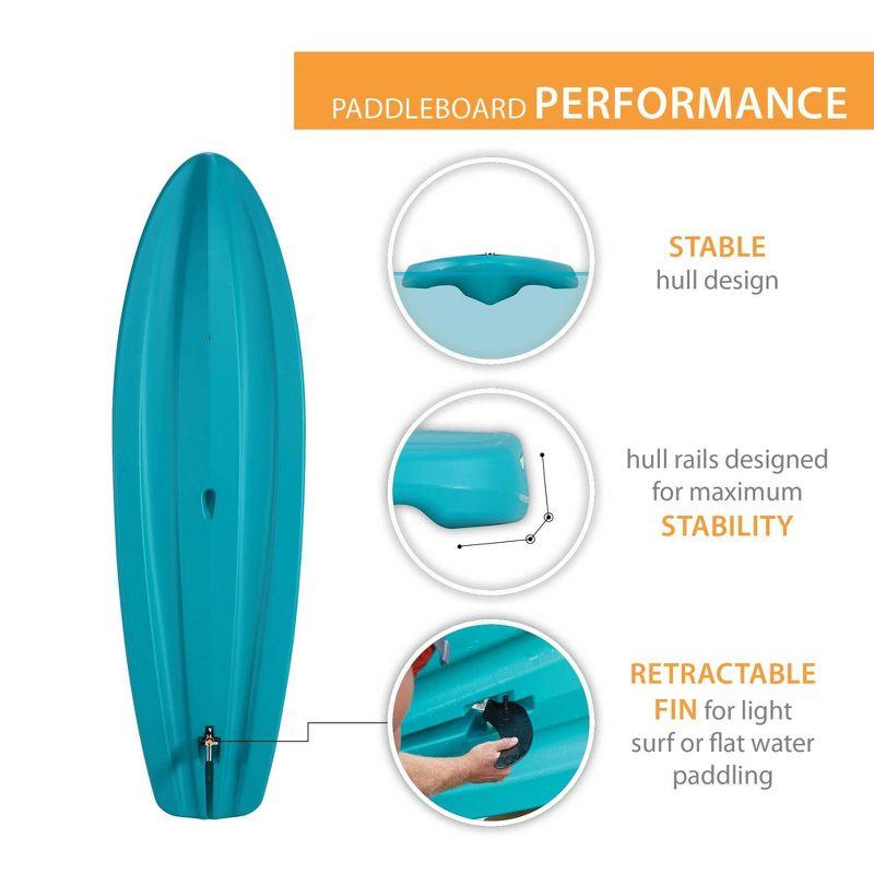 Lifetime Horizon 100 Stand-Up Paddleboard (Paddle Included) - Teal - 90715