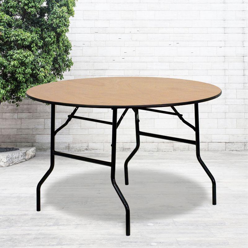 Wofford Round Wooden Folding Event Table by Flash Furniture