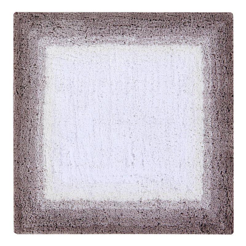 Better Trends Torrent 100% Cotton Tufted Non- Slip Backing Bath Rug 24" Square - Beige