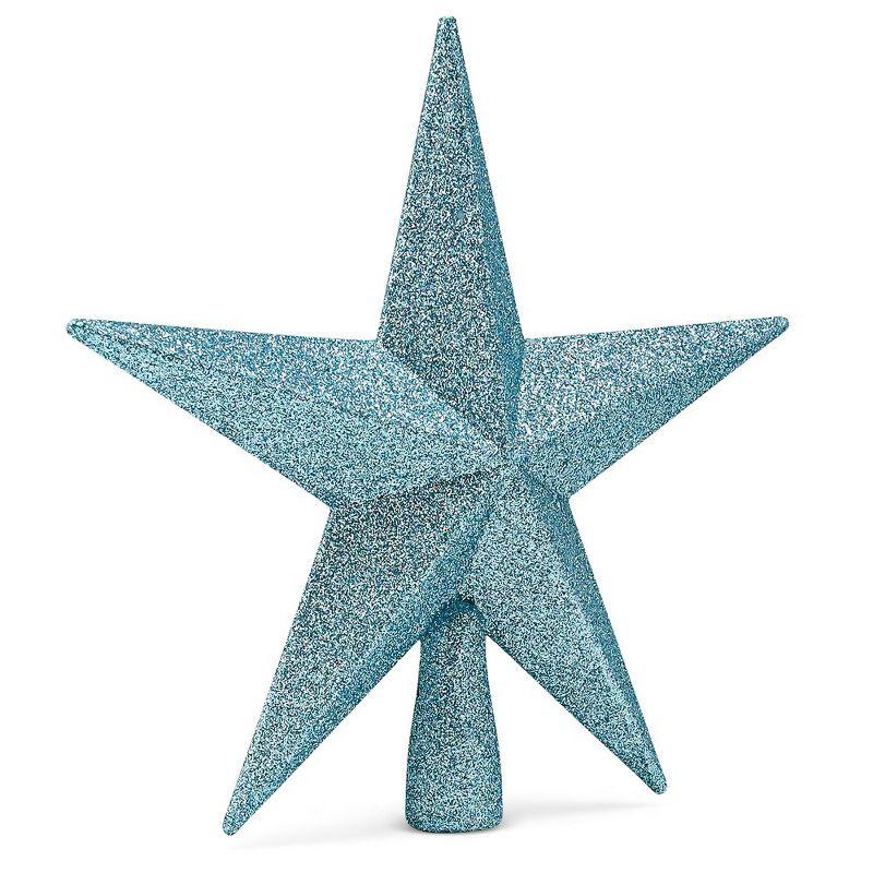 Ornativity Tiffany Blue Glitter Star Tree Topper