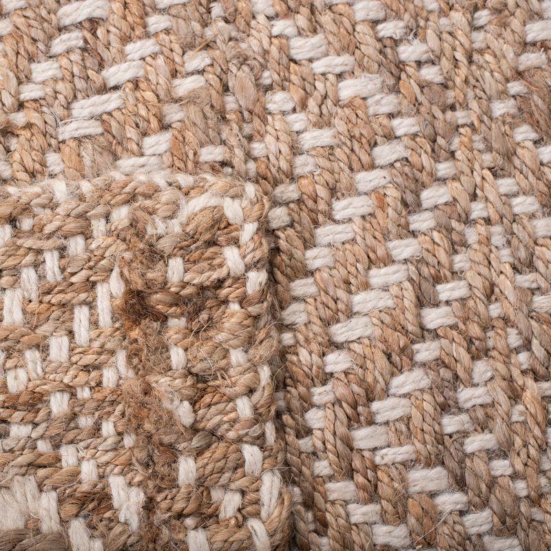 Natural Fiber NF185 Hand Woven Indoor Runner - Natural/Ivory - 2'6"x12' - Safavieh