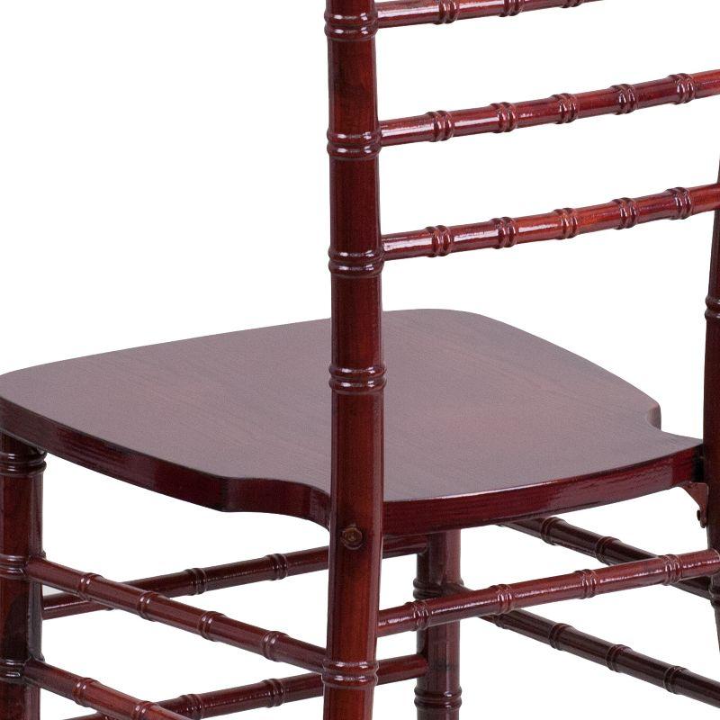 Elegant Mahogany Wood Chiavari Banquet Chair