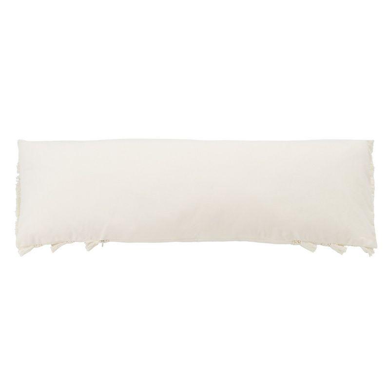 Hooda Fringed Cotton Throw Pillow