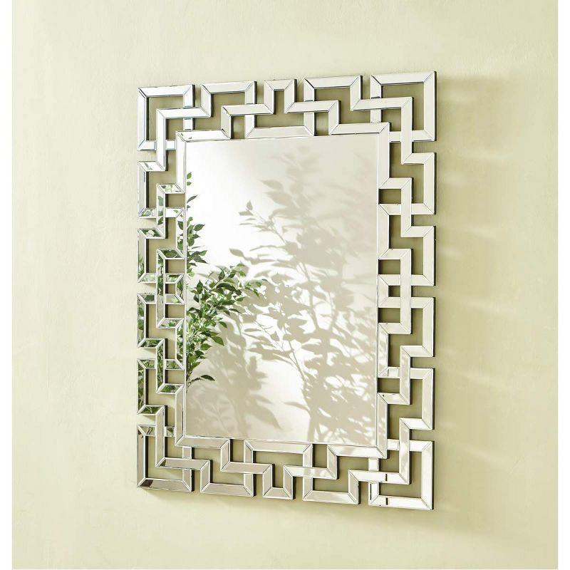 Elegant Lighting Sparkle 37.5 in. Contemporary Rectangle Mirror in Clear