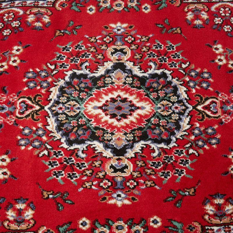 Home Dynamix Premium Sakarya Traditional Medallion Area Rug, Red/Black, 9'2"x12'5"