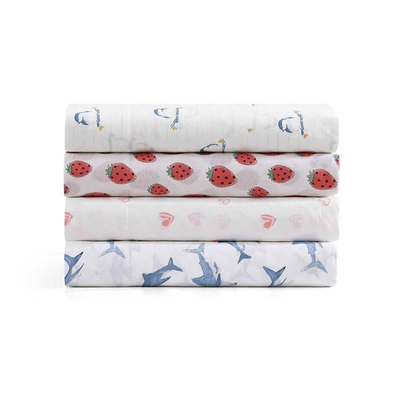 Poppy & Fritz Dolphins Poppy & Fritz Printed Cotton Percale Sheet Set