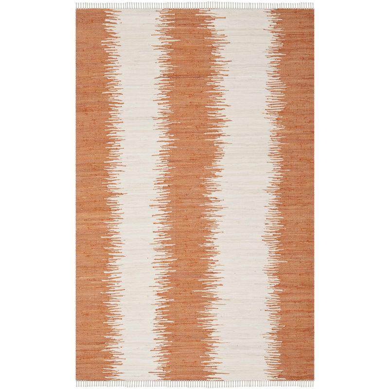 Montauk MTK751 Hand Woven Indoor Accent Rug - Orange - 4'x6' - Safavieh
