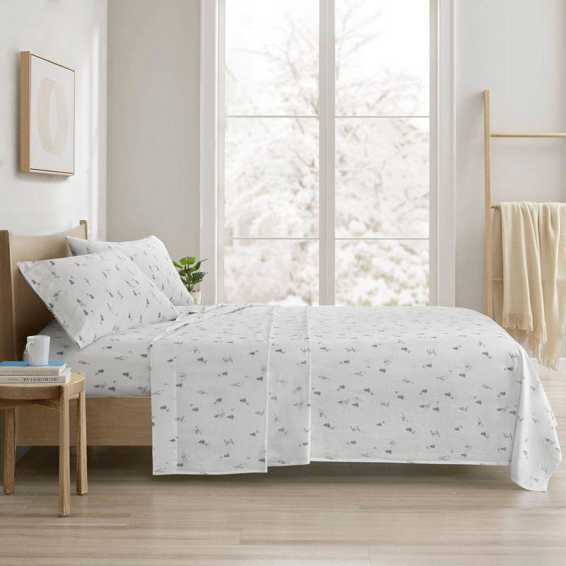 Madison Park Cozy Flannel 100% Cotton Sheet Set